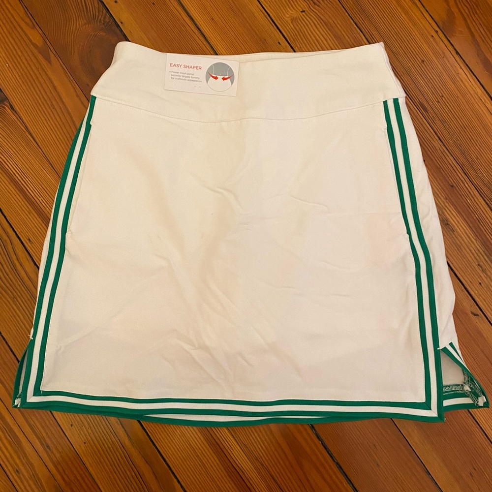 Womens green grass tennis skirt